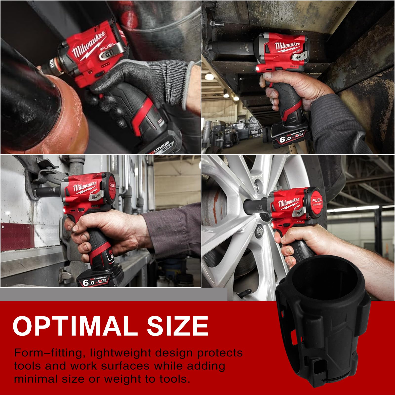 49-16-2563 Impact Driver Protective Rubber Boot with Non-Slip